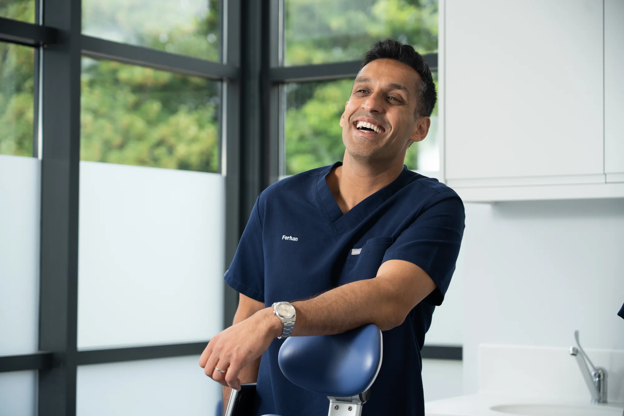 Dr Ferhan Ahmed at the FAME Dentistry practice, Scotland Street, Glasgow