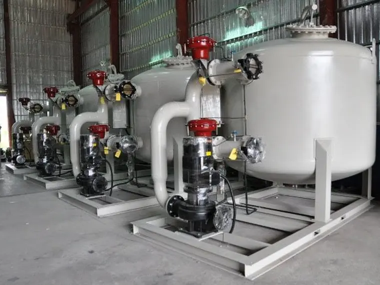 台積電 P15 廠冷卻水塔旁濾系統