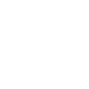 White palm tree icon with stylized curved trunk and leaves on transparent background.