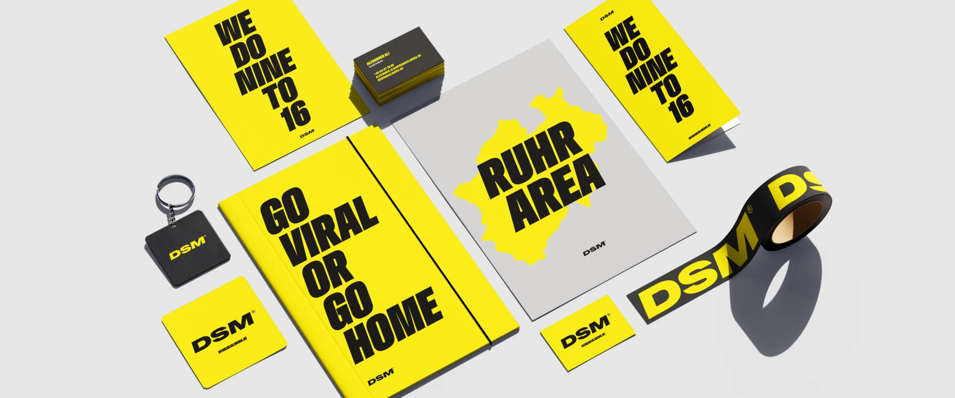 Anwendungsbeispiel des Corporate Designs von Dein Social Media