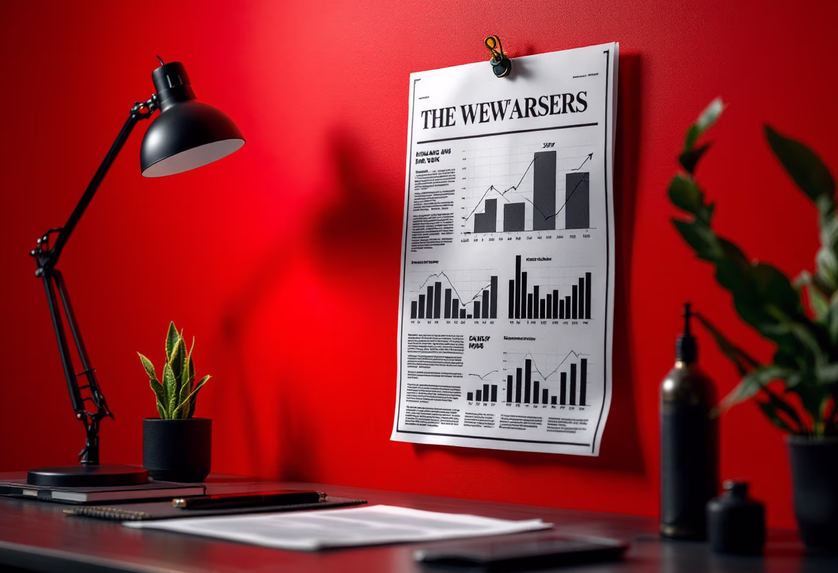 image of newspaper article for a financial advisor