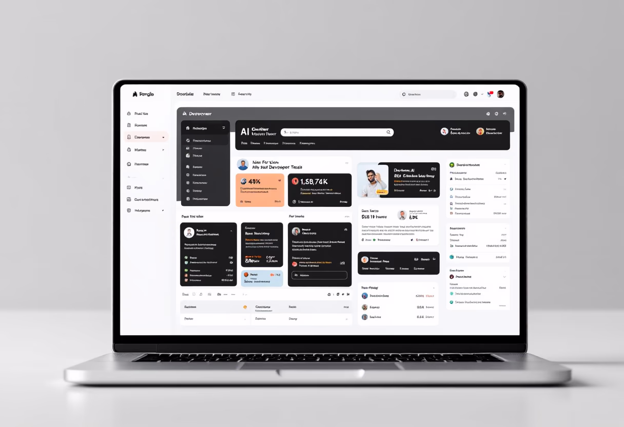 [interface] screenshot of core features (for a ai developer tools)