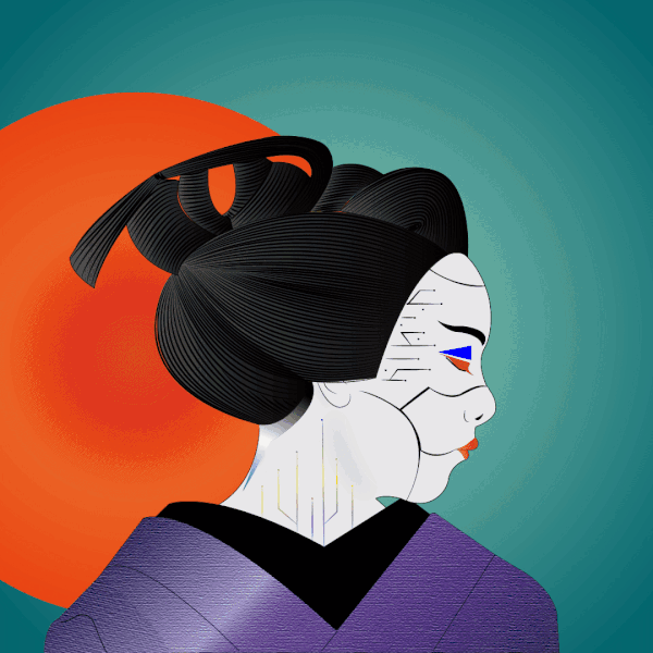 Animação Geisha 4