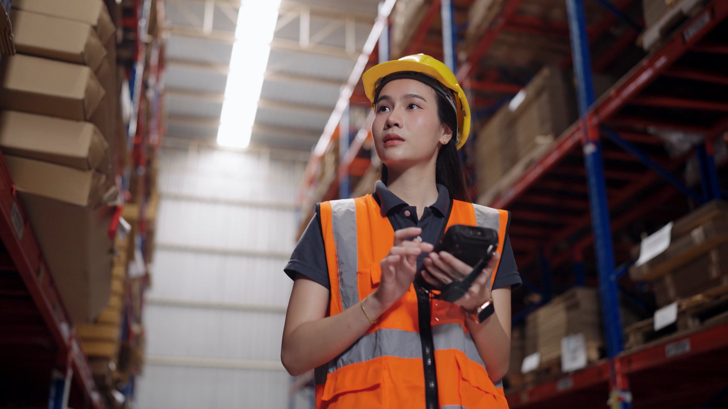 Warehouse scene from PwC Corporate Video Interviews