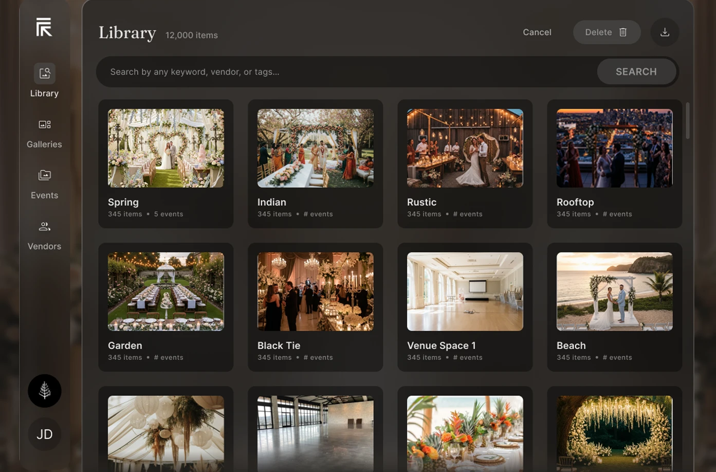 photo of the Reliable photo gallery interface