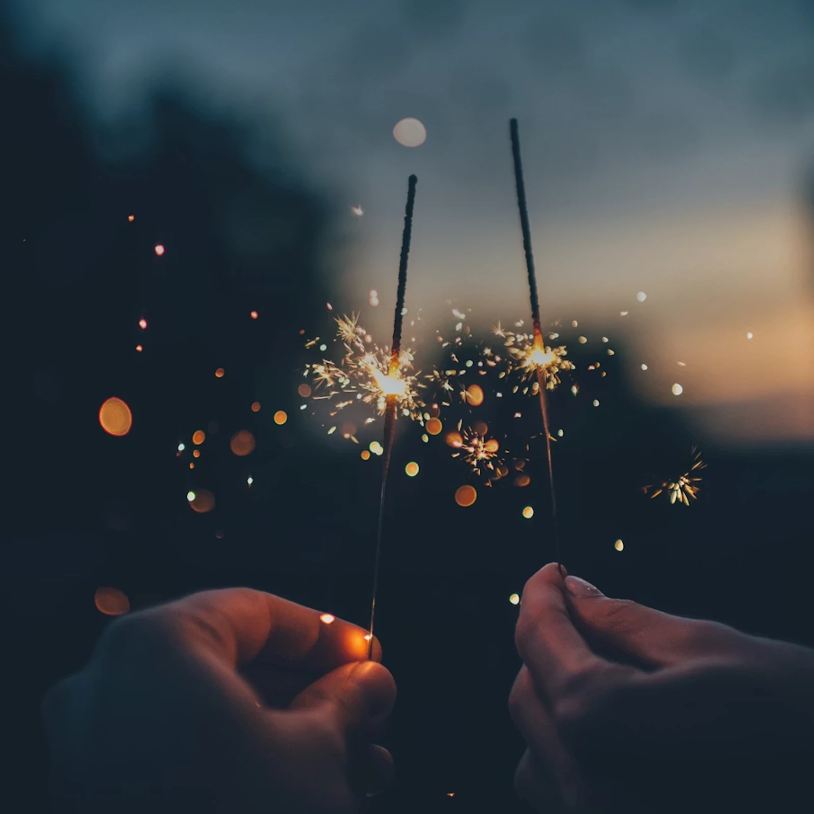 photo of firework sprinklers