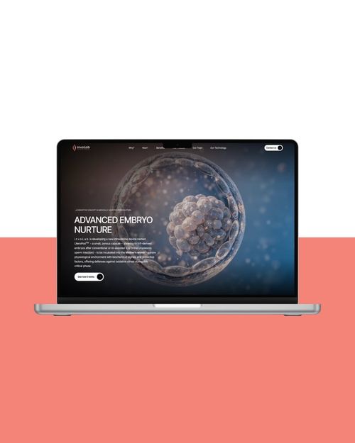 Créer un site scientifique premium pour une innovation medtech dans la reproduction assistée
