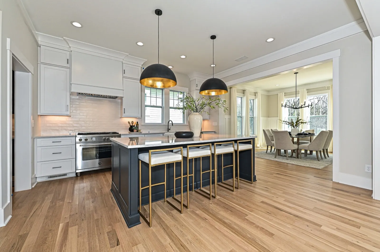 Interior with natural light in a completed JCB Urban home