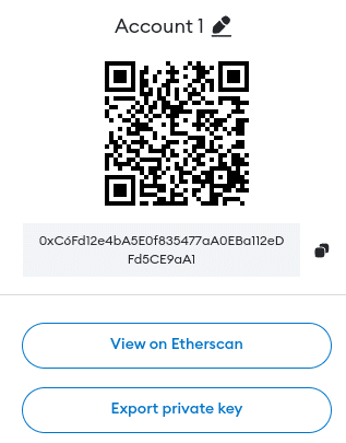 MetaMask pvt key