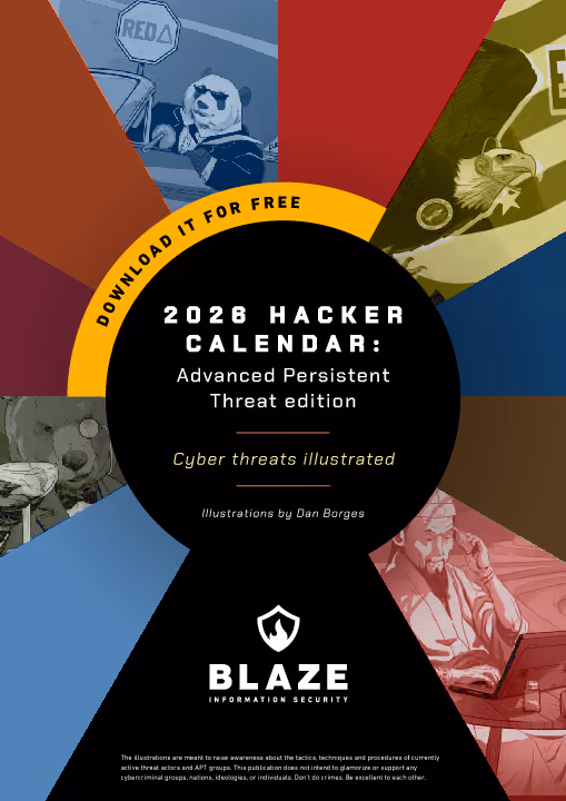 2026 Hacker Calendar: Advanced Persistent Threat Edition