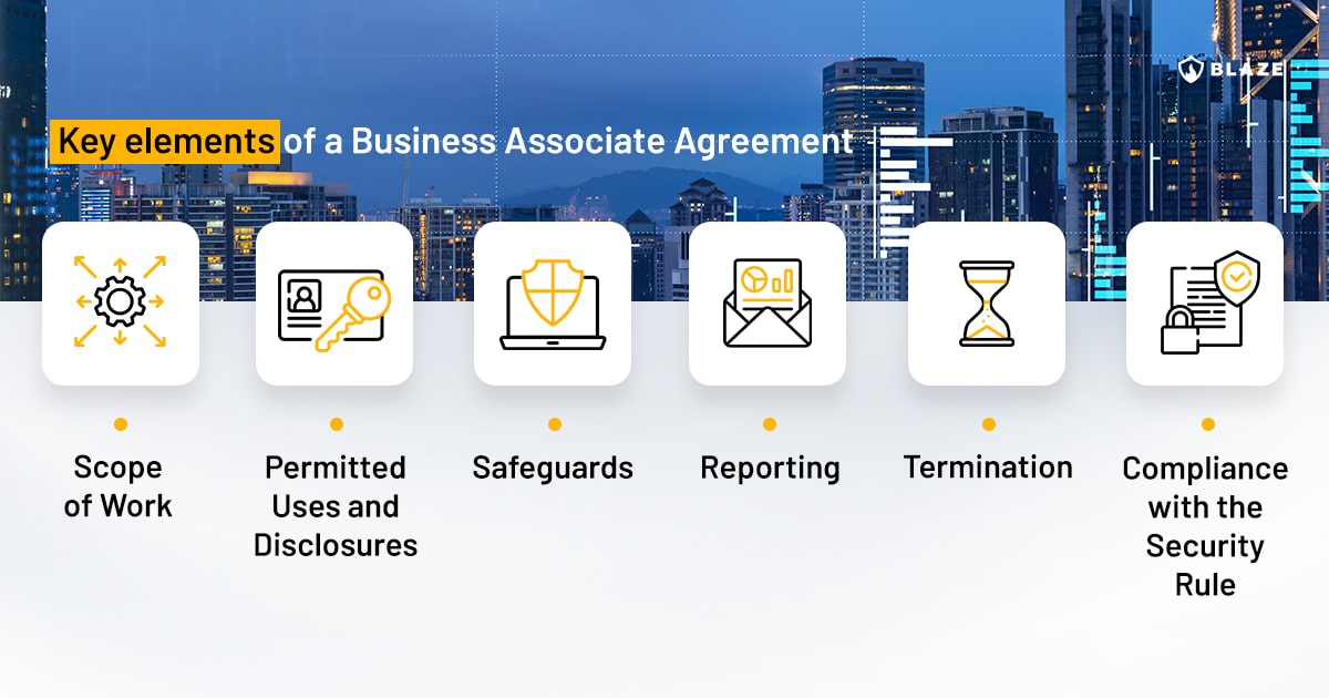 HIPAA BAA key elements