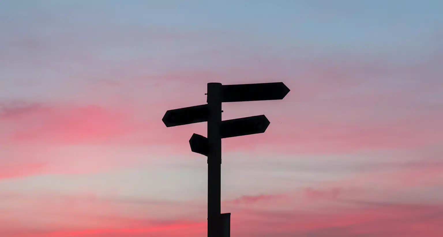 Image showing signage pointing directions