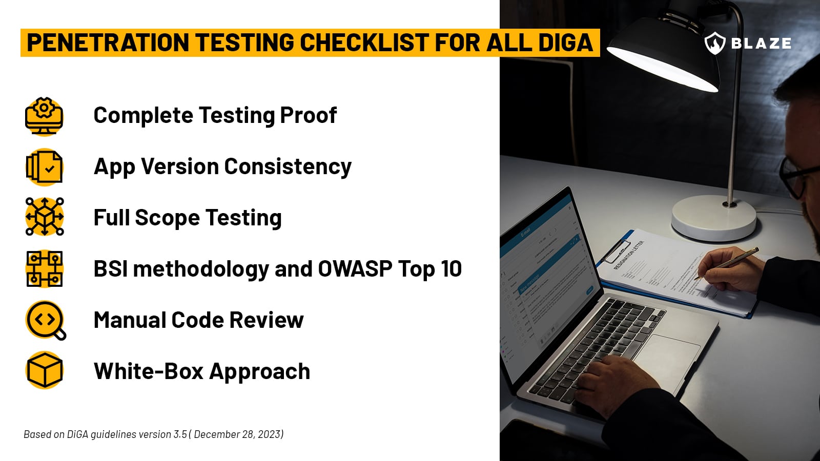 New DiGA pentest requirements
