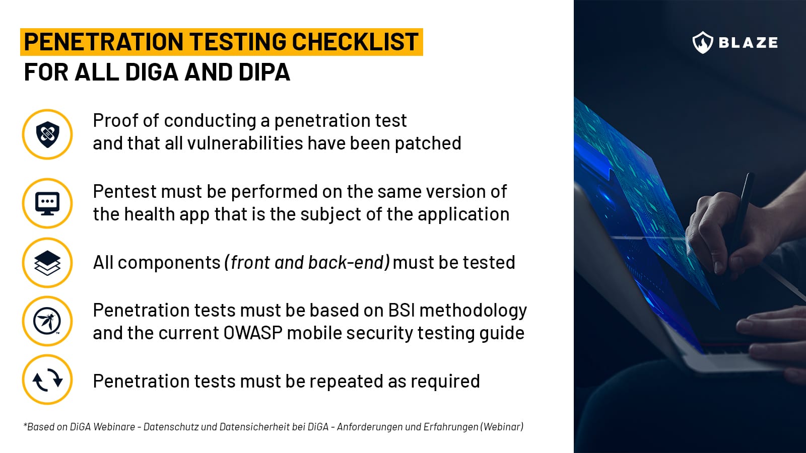 DiGA pentest Penetration testing for DiGA Digital Health Apps
