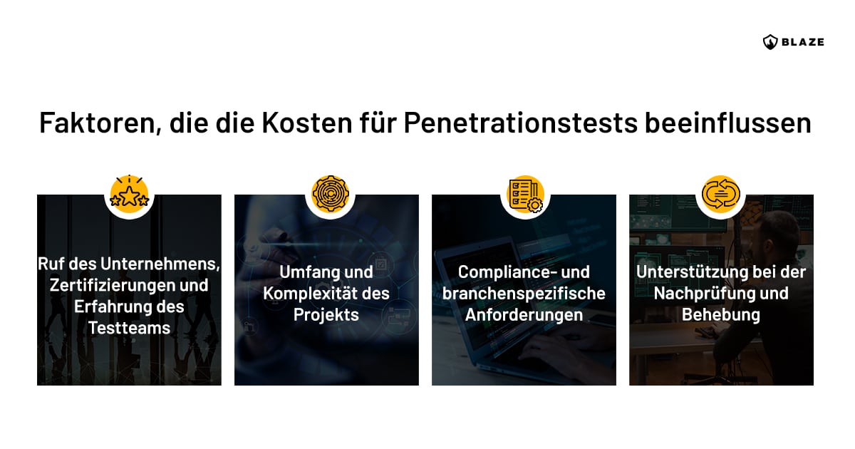 Pentest-kosten faktoren