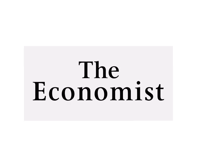 The Economist logo with black text on a white rectangular background.