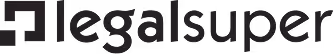 Legalsuper company logo with stylized 'L' symbol in black.