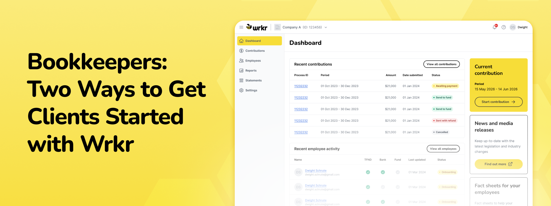 Two Ways Bookkeepers Can Get Clients Started with Wrkr