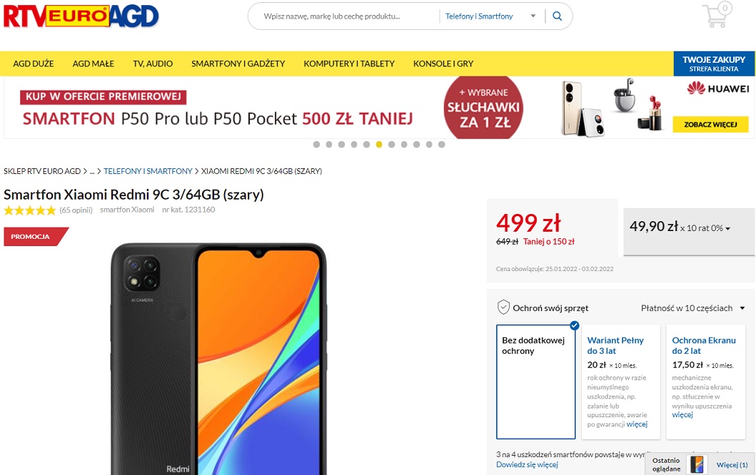 Zwiększenie średniej wartości koszyka w sklepie internetowym