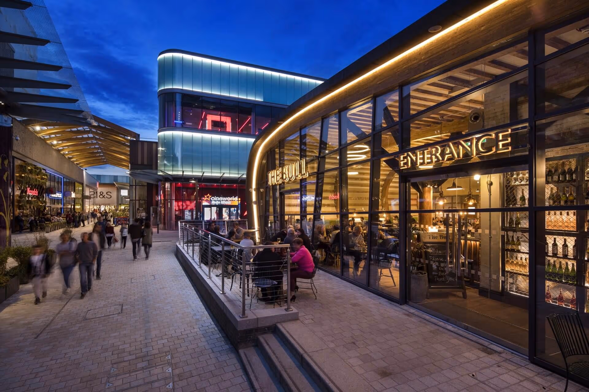 The Lexicon shopping centre in Bracknell, where Maxamy offers mobile car servicing and repairs