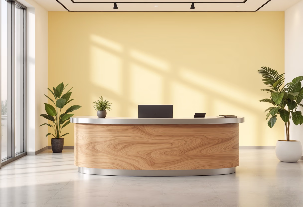 [background image] image of contact desk setup (for a food and agtech)