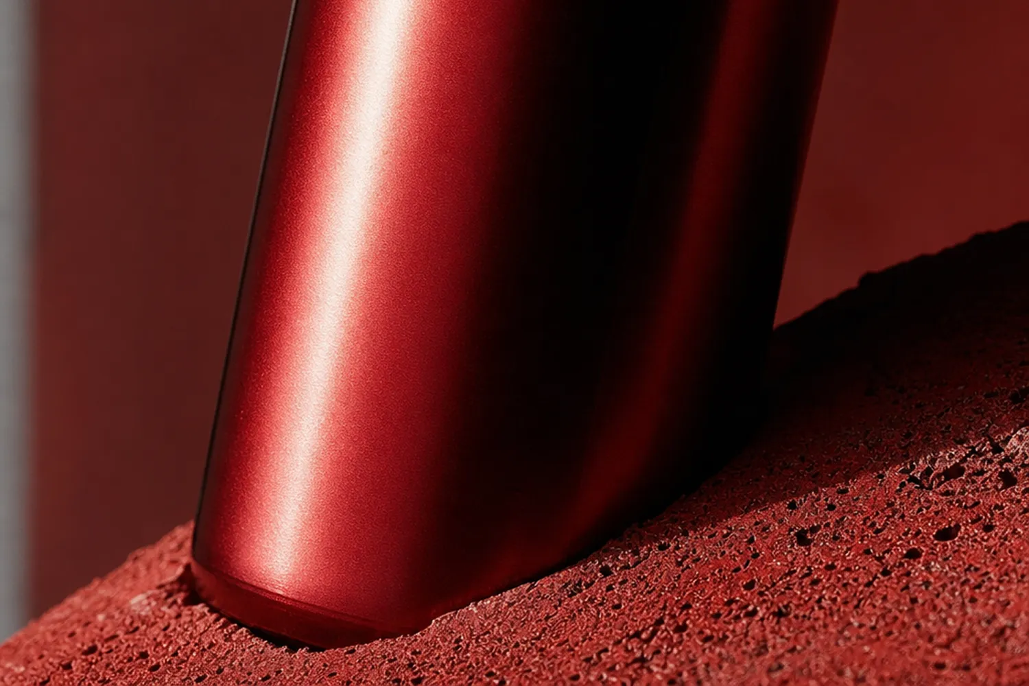 Peau Rouge explores the intersection of high-end wellness and bold editorial fashion. we developed a striking identity dominated by an intense crimson red color palette.