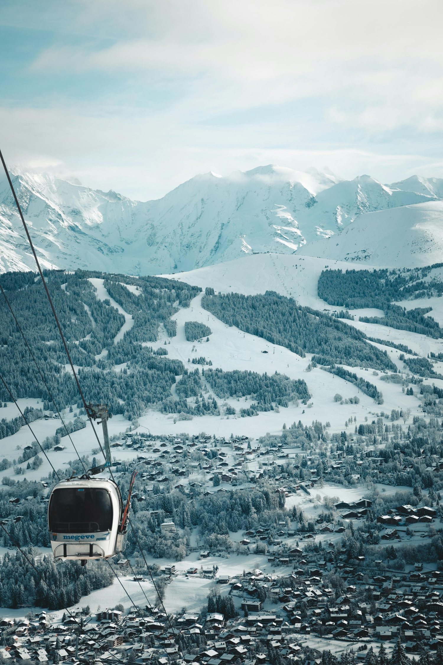 Activités à Megève — télécabine du Mont d'Arbois et domaine skiable