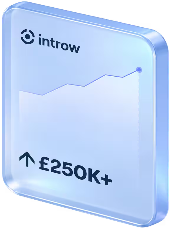 Client result card: introw, £250K+