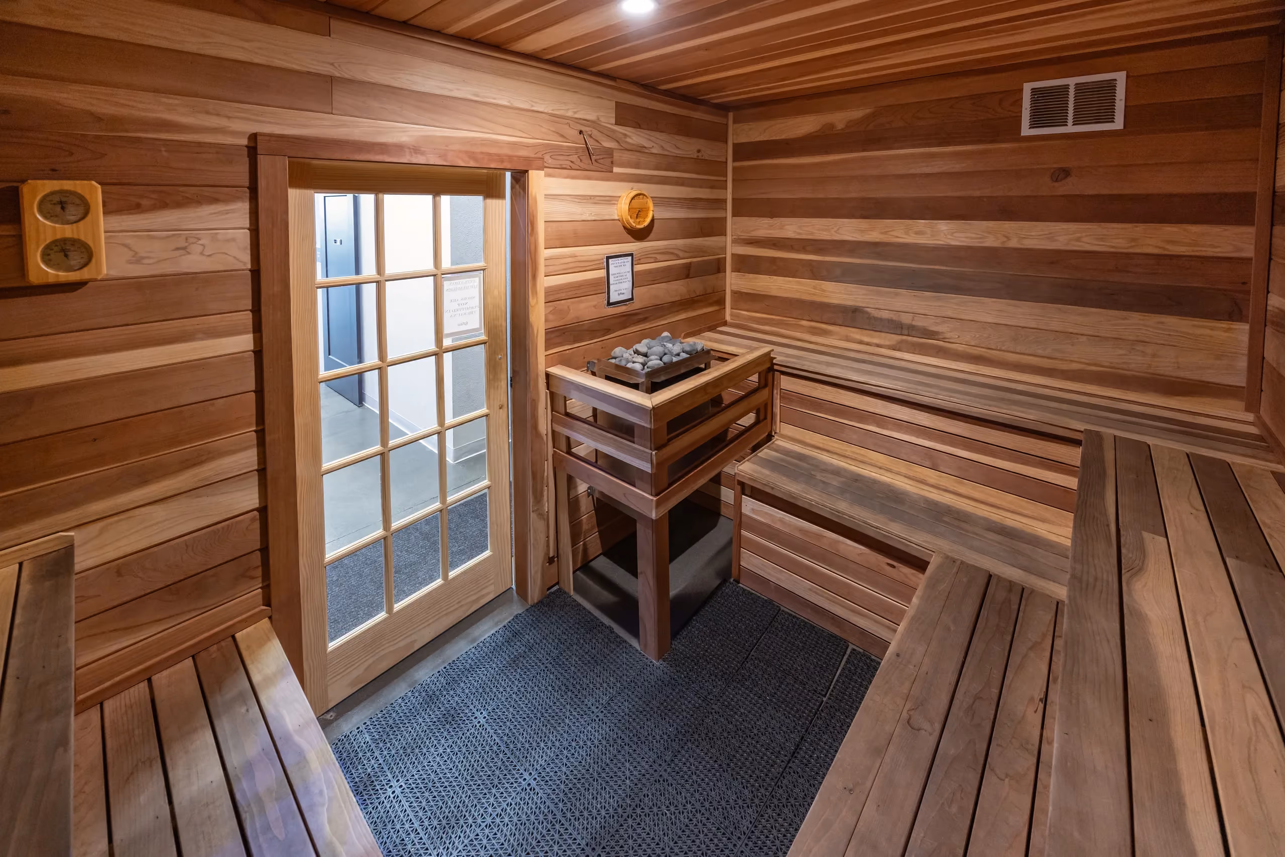 Dry sauna at Fitsi Escondido