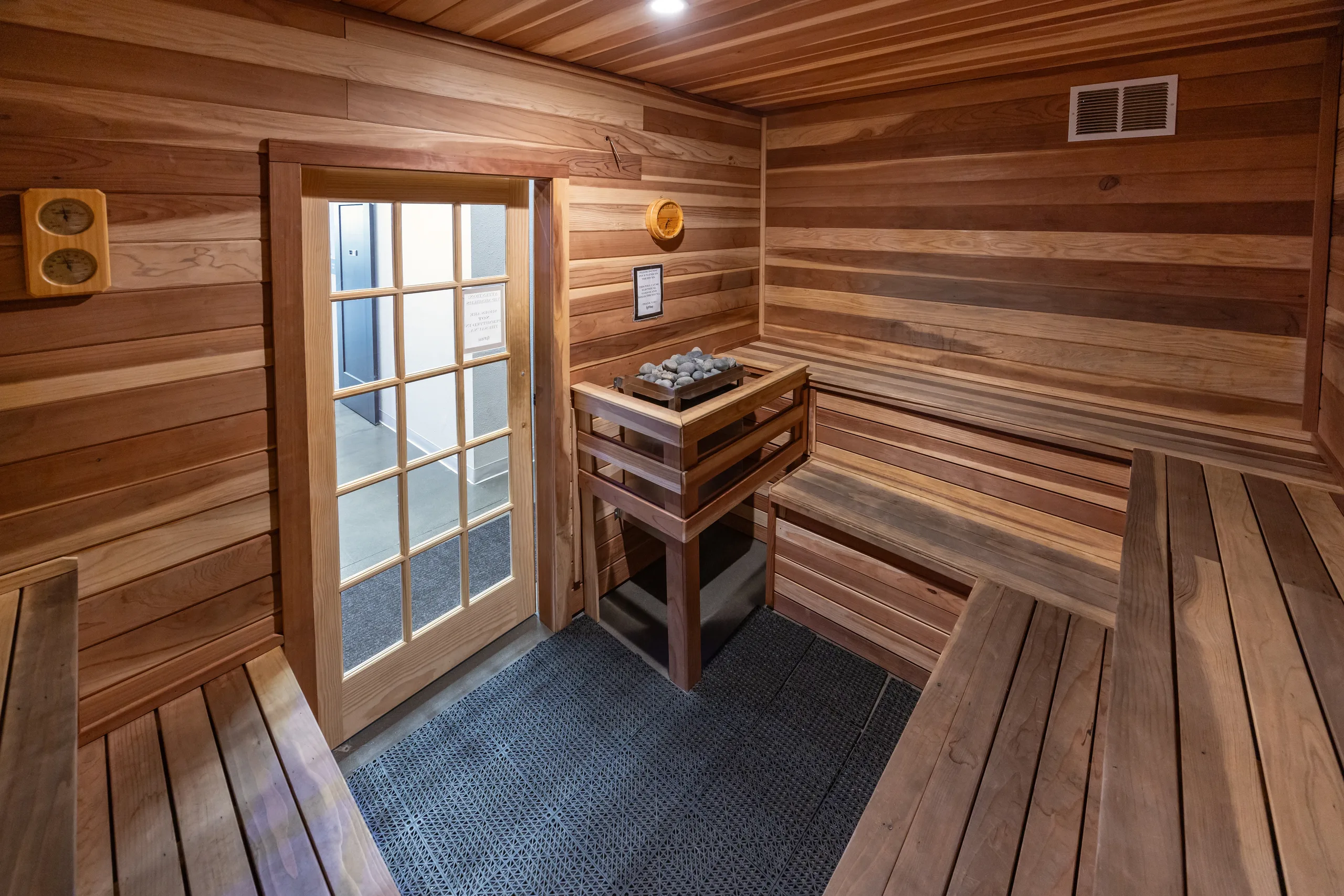 Dry sauna at Fitsi Escondido