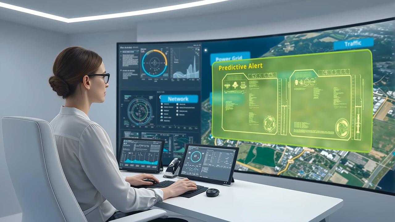 Municipal planning dashboard in Deloitte Climate Week NYC video