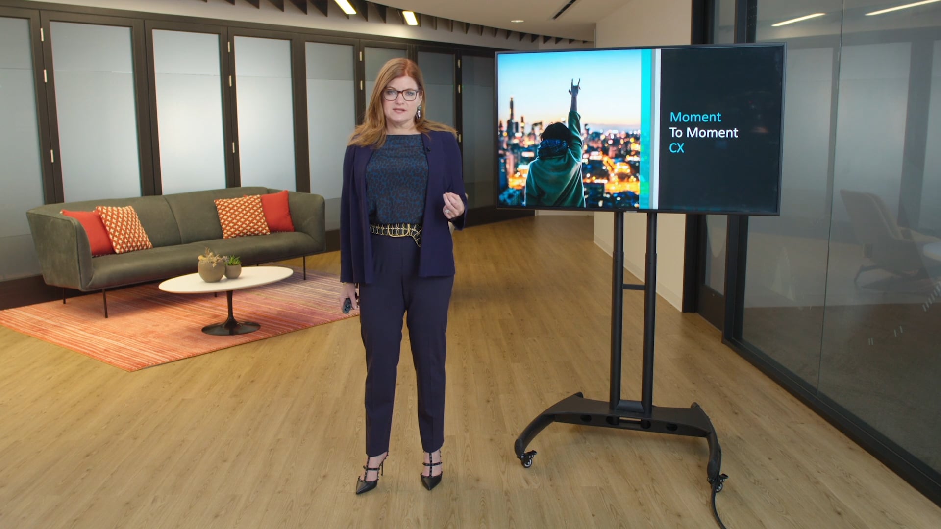 Paige O'Neill in Sitecore virtual presentation