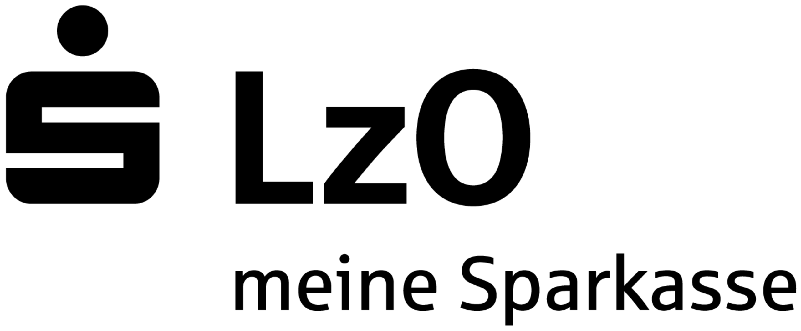 LzO meine Sparkasse Logo schwarz