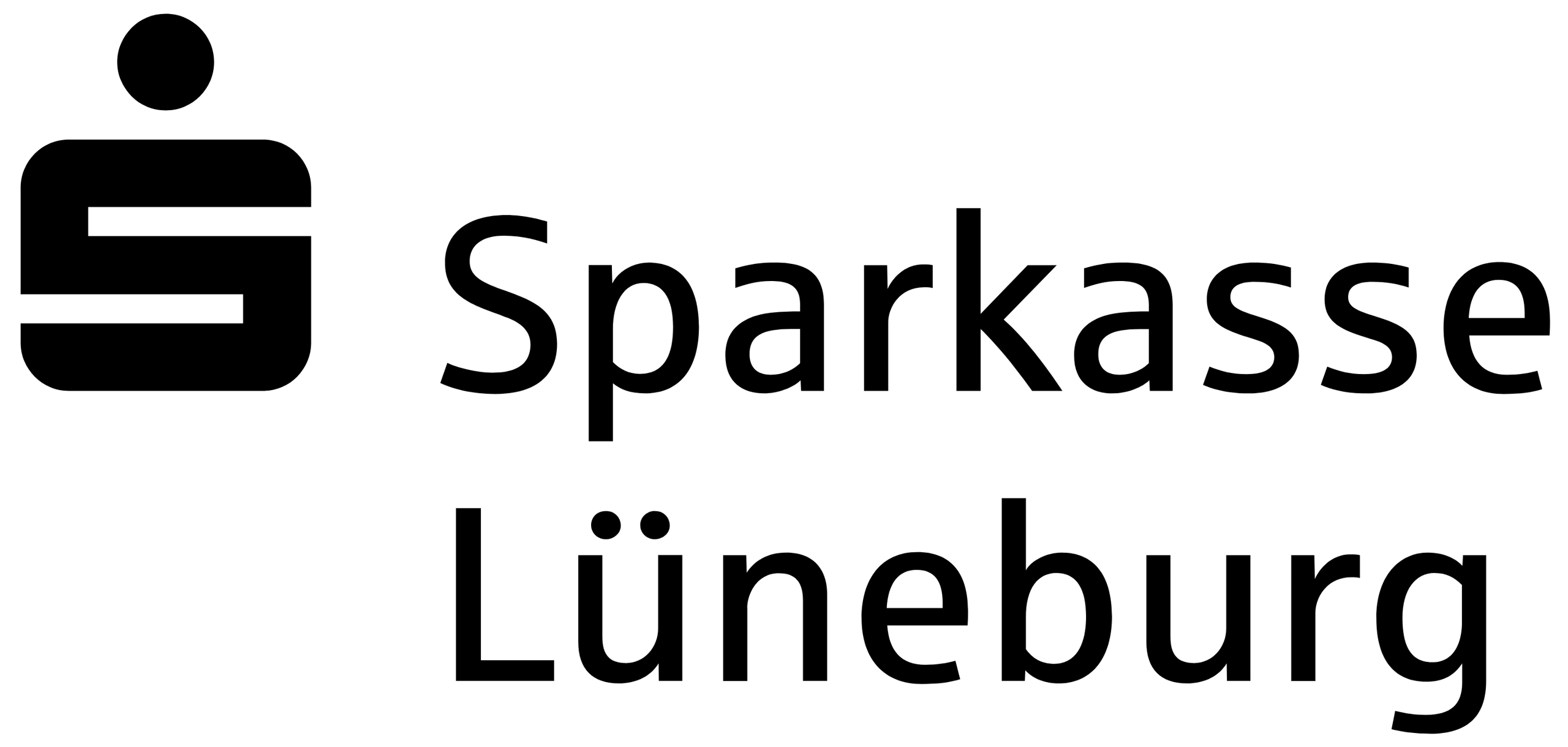 Sparkasse Lüneburg Logo schwarz