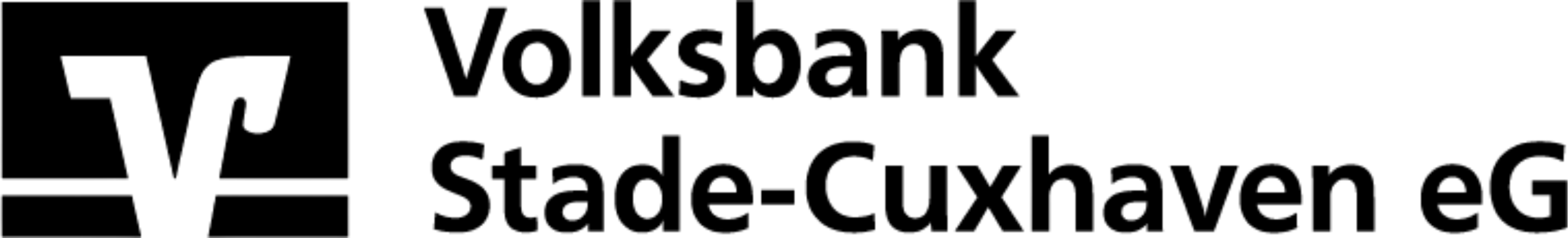 Volksbank Stade-Cuxhaven eG Logo schwarz