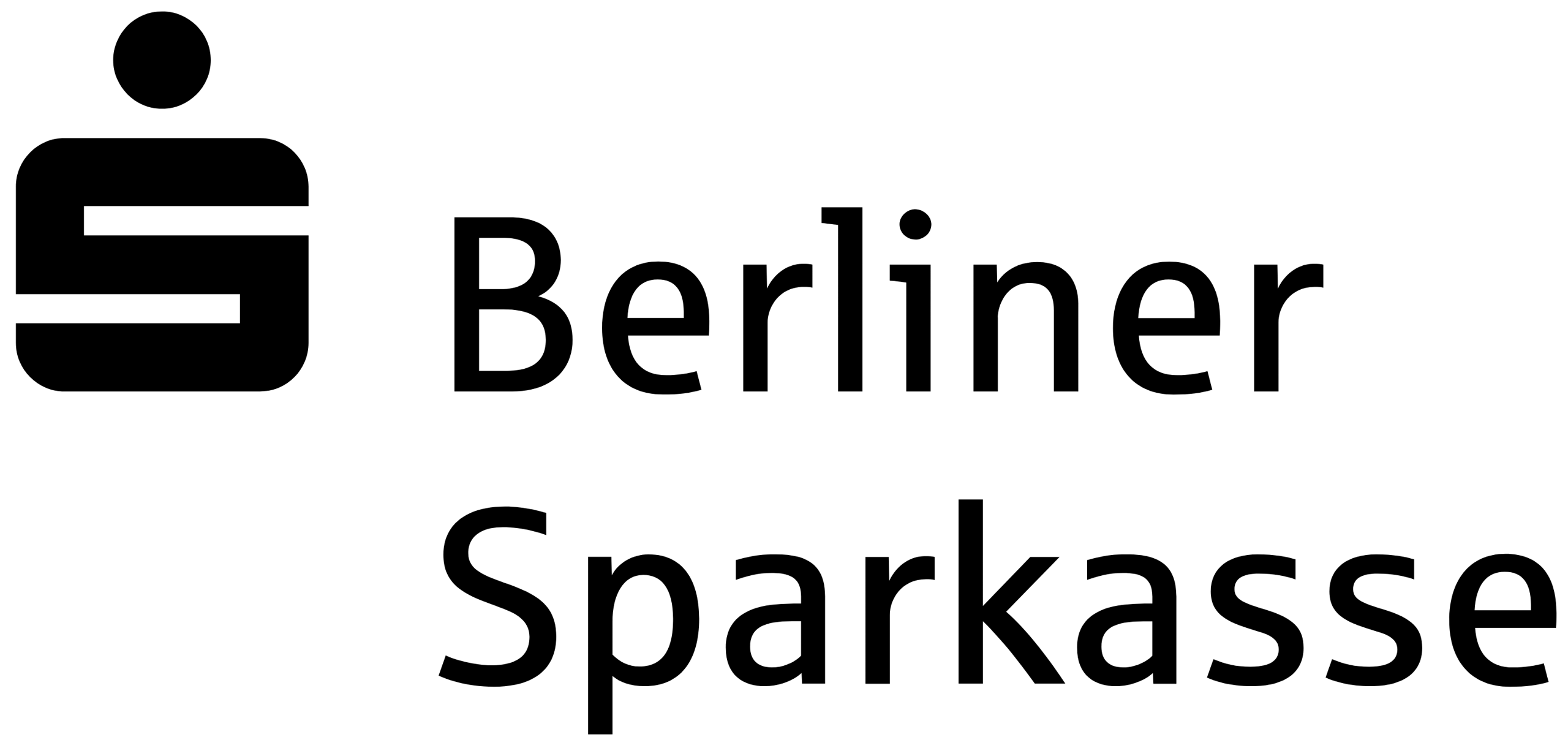 Berliner Sparkasse Logo schwarz