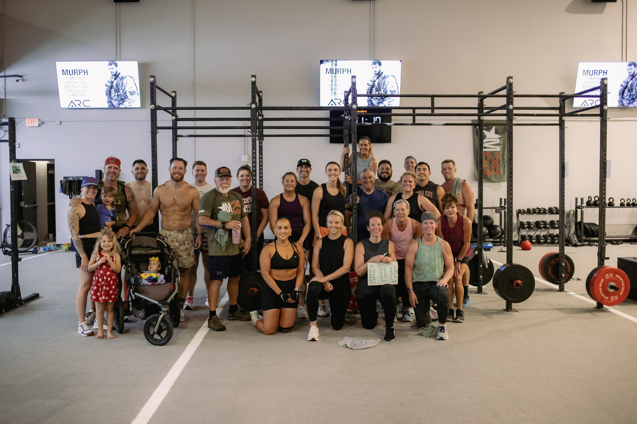 Group training class at The ARC Gym in Hudson Oaks TX