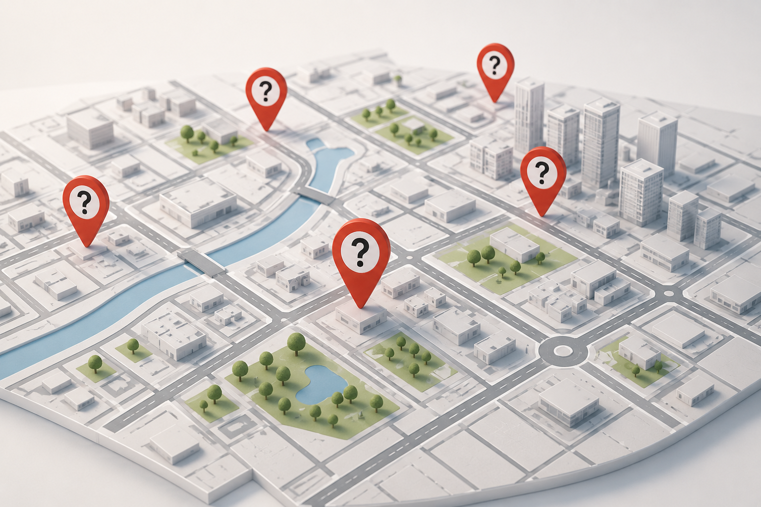 image of a map pinpointing the clinic location (for a veterinary clinic)