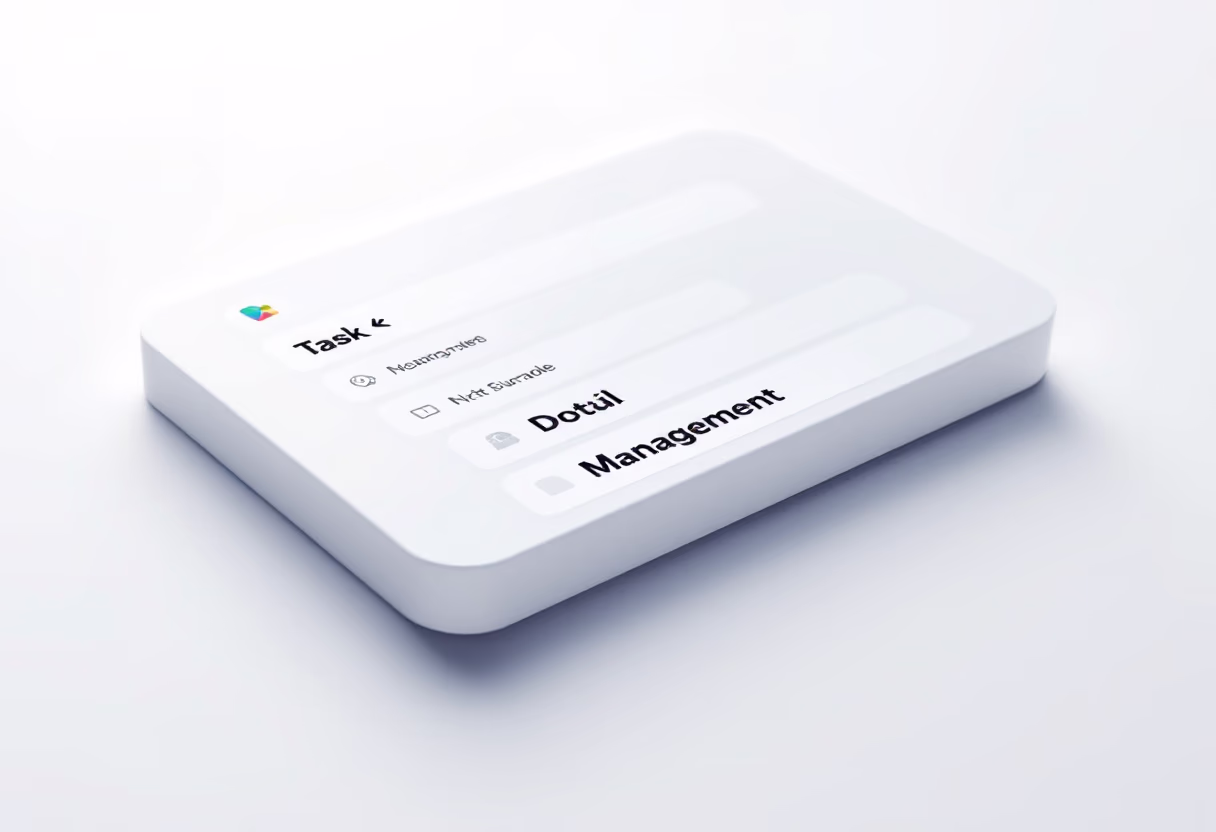 interface of task management module for productivity tools business