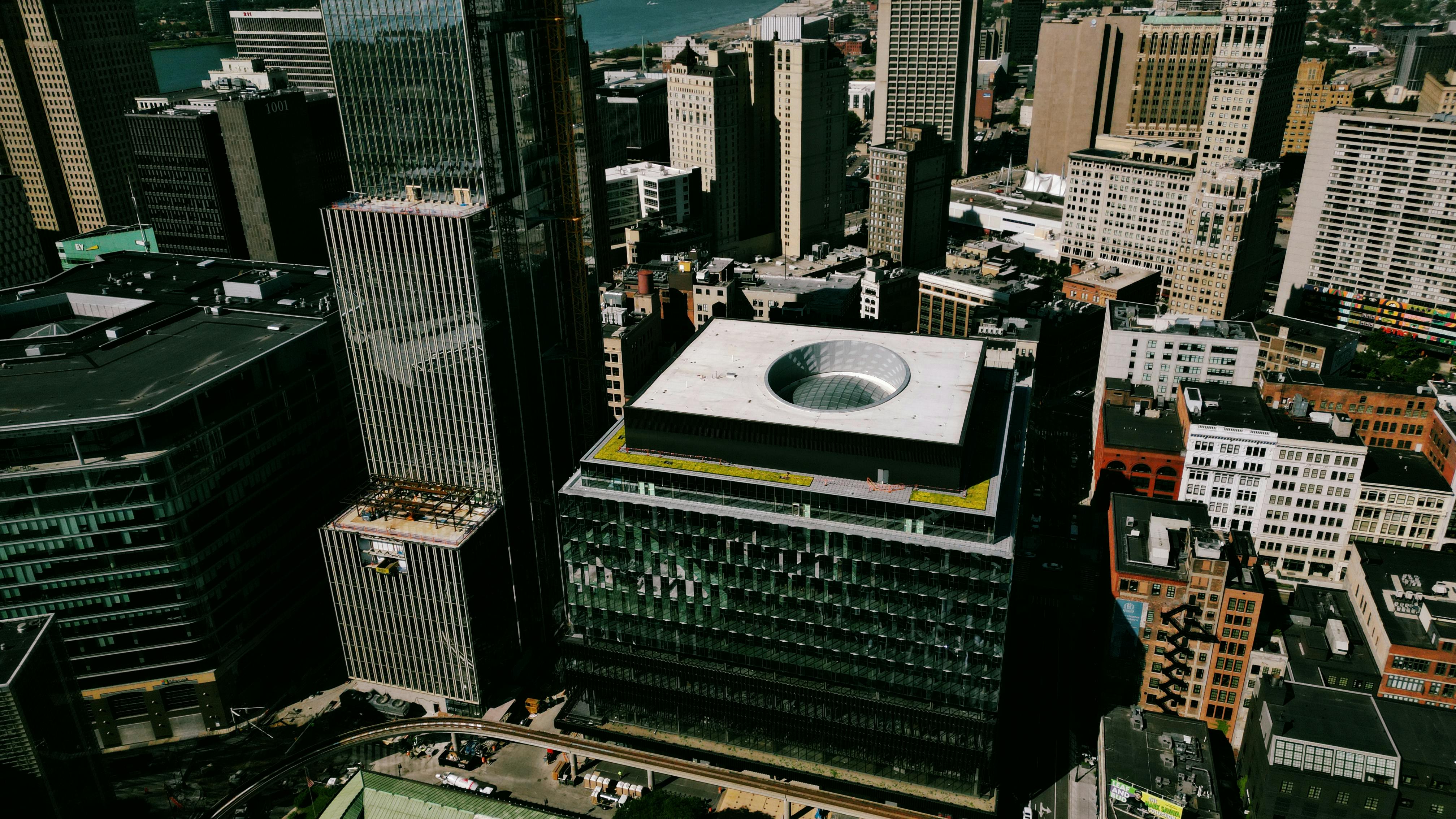 Downtown Detroit, Michigan skyline