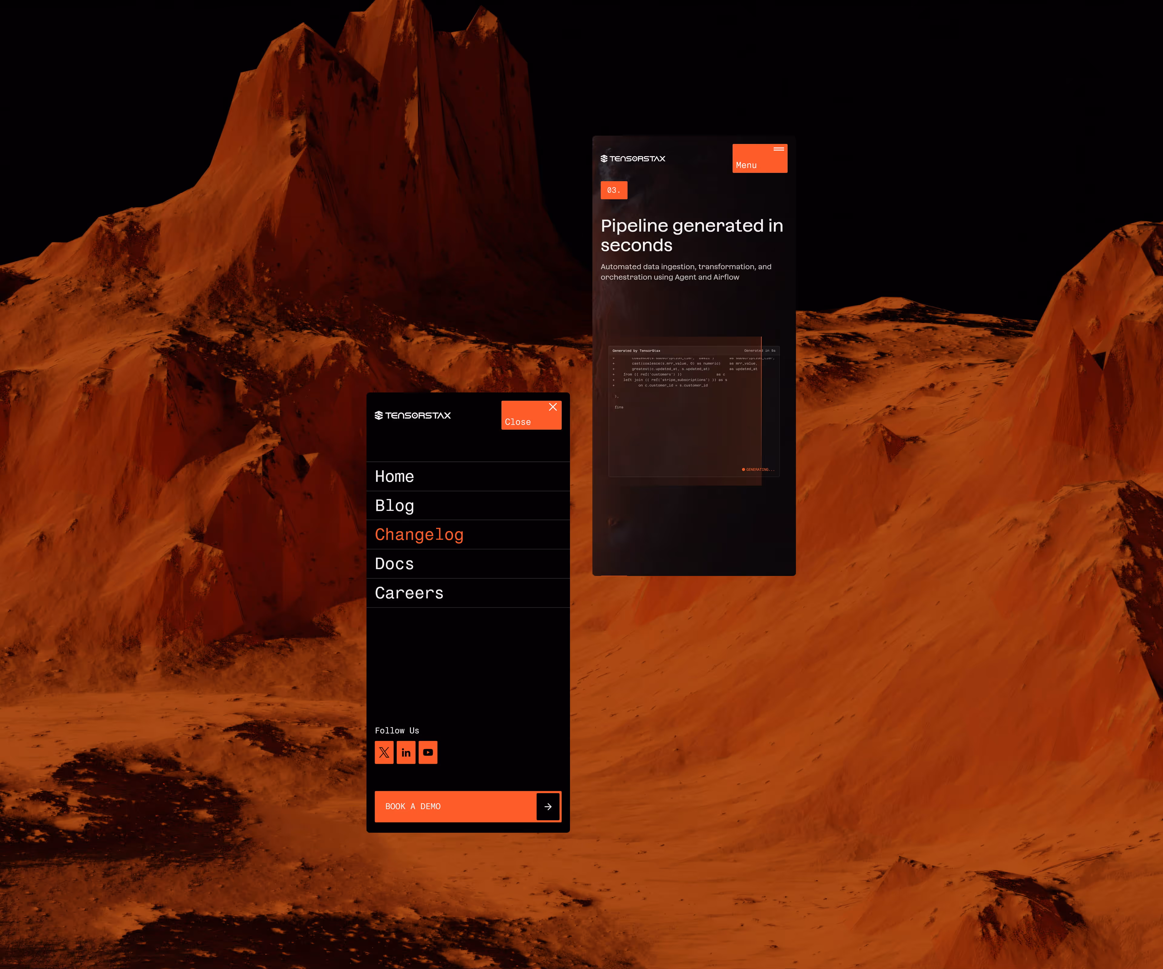 TensorStax is a platform that helps teams build, deploy, and manage AI workflows without the complexity traditionally associated with machine learning infrastructure. The project translates a highly technical product into a clear and approachable experience, focusing on automation, orchestration, and the growing ecosystem of AI agents.