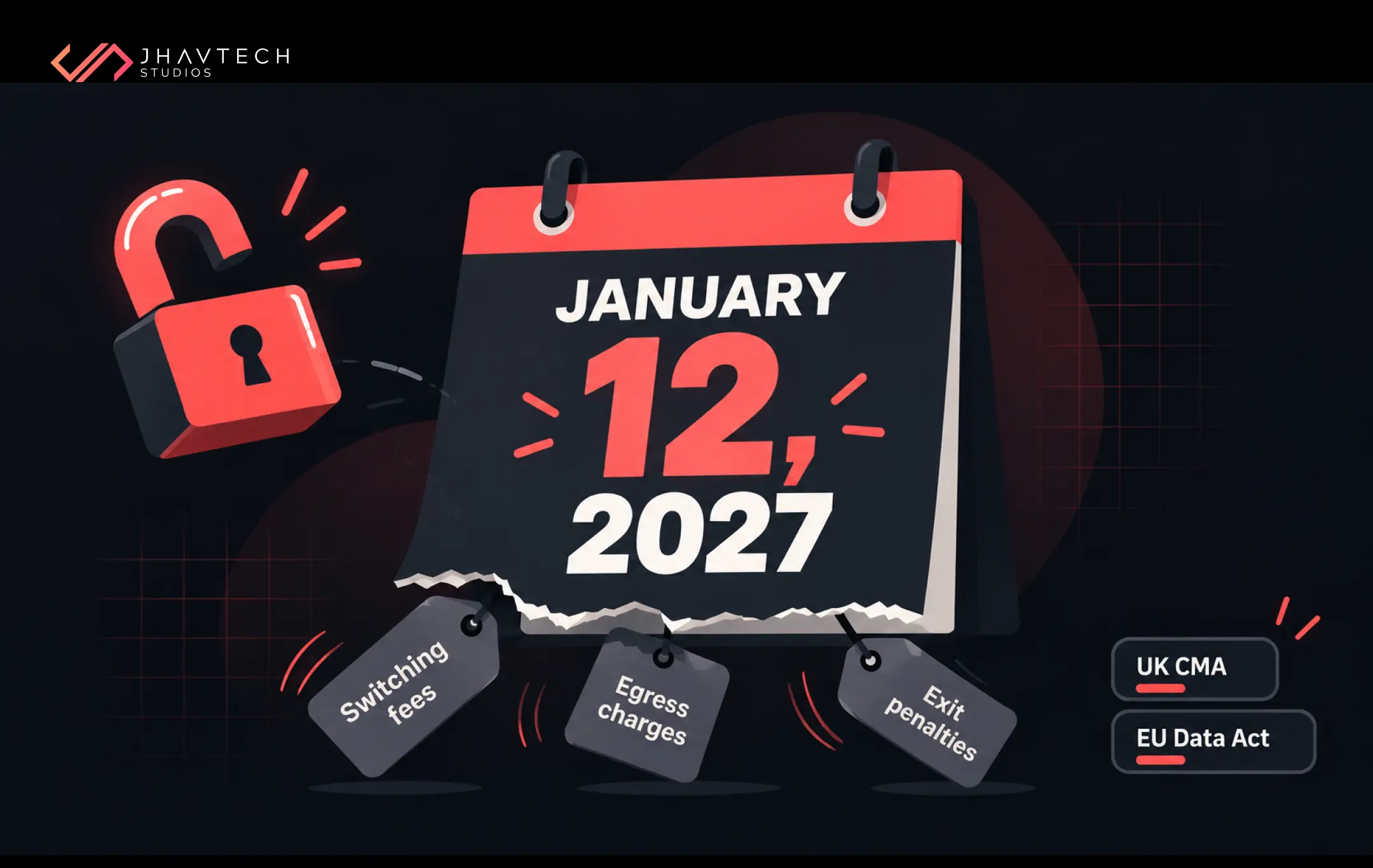 Calendar showing the January 12, 2027 EU Data Act deadline