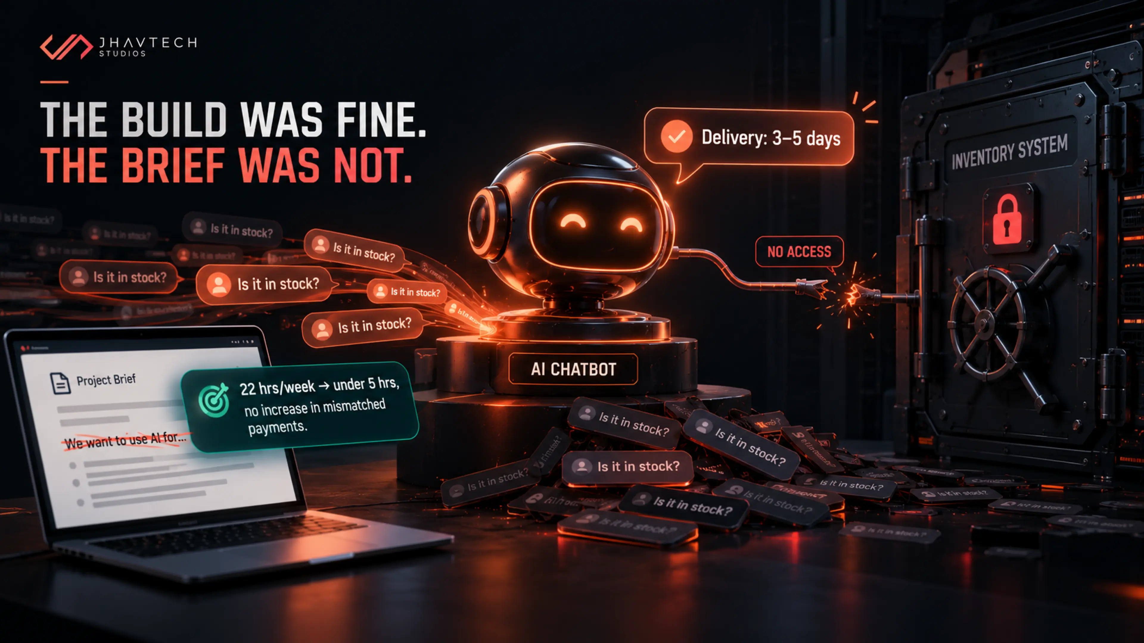 AI chatbot blocked by inaccessible inventory data