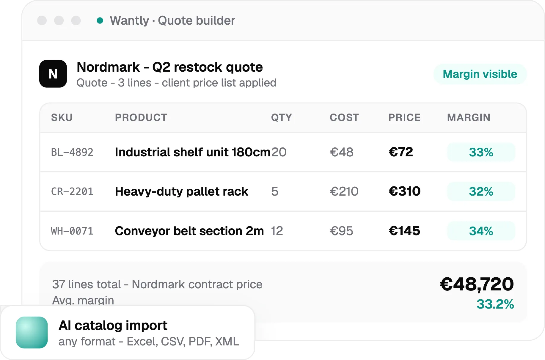 quote builder