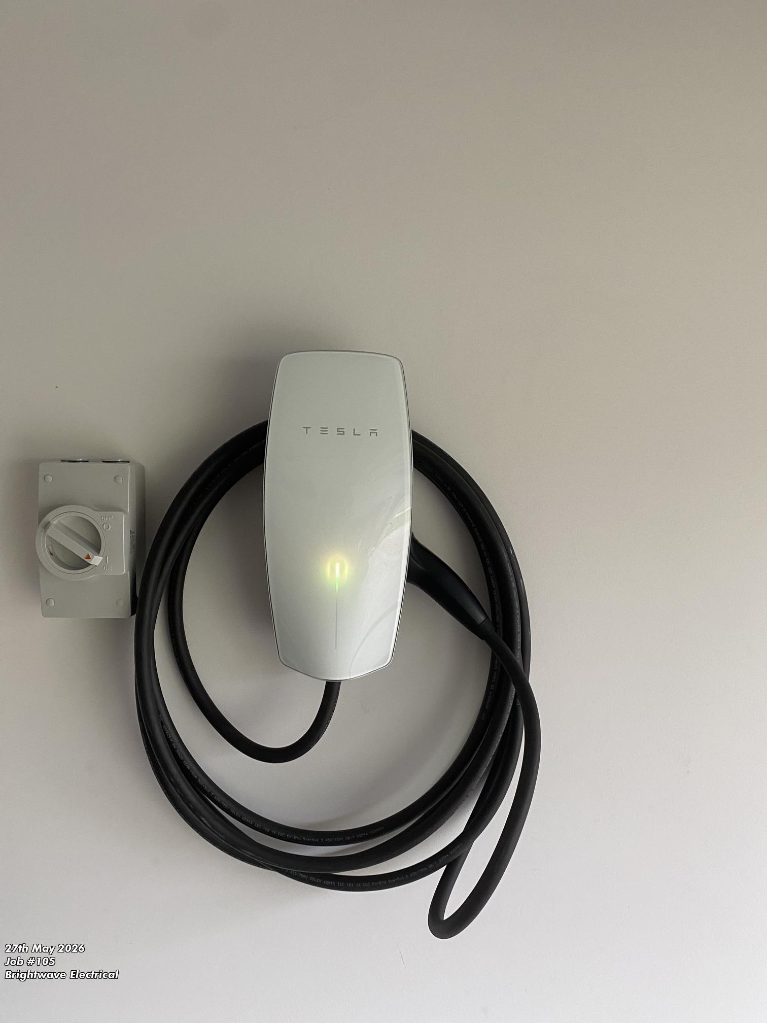 Tesla EV Charger Installation