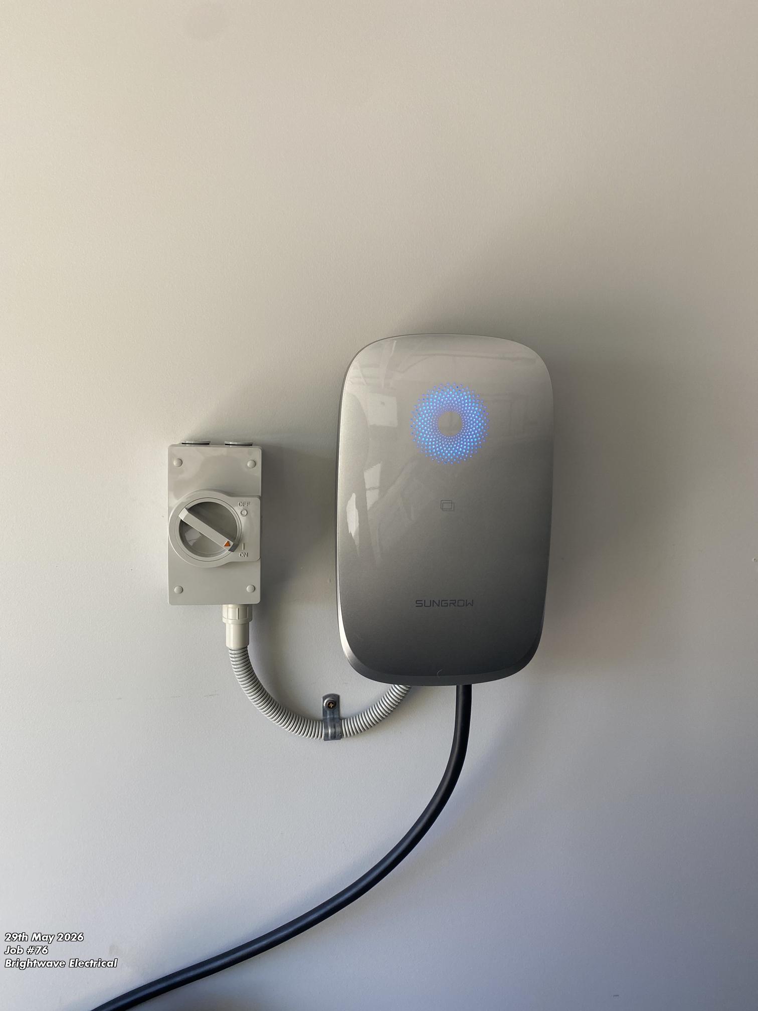 Sungrow EV Charger Installation