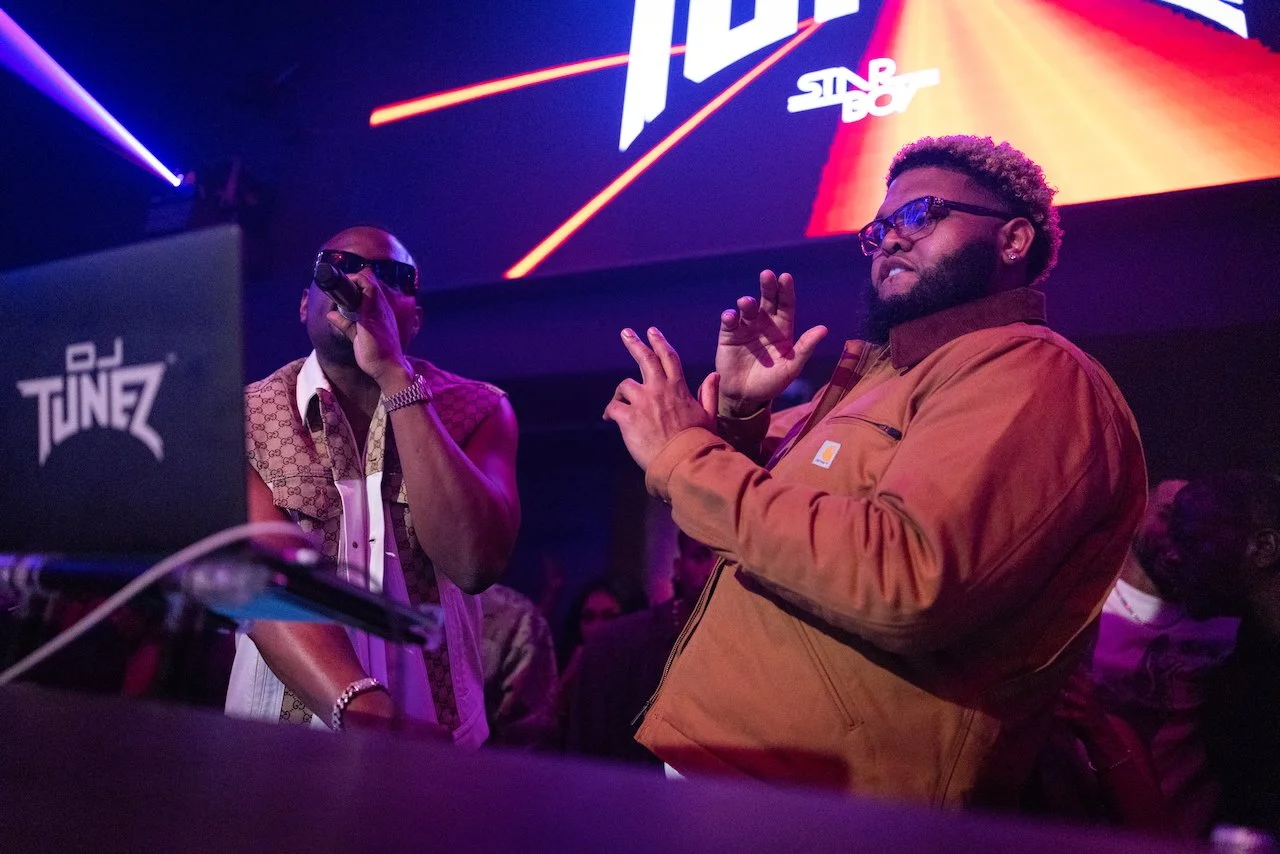 SaadiQ party crowd during BET weekend in Los Angeles