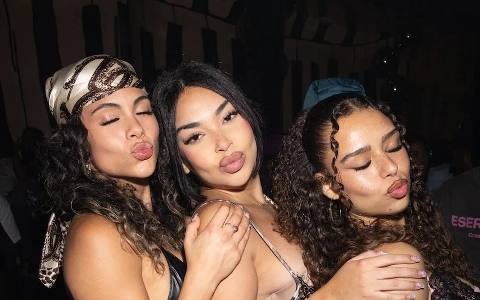 Group of friends celebrating together at a Los Angeles club, photo courtesy of Made Nightlife
