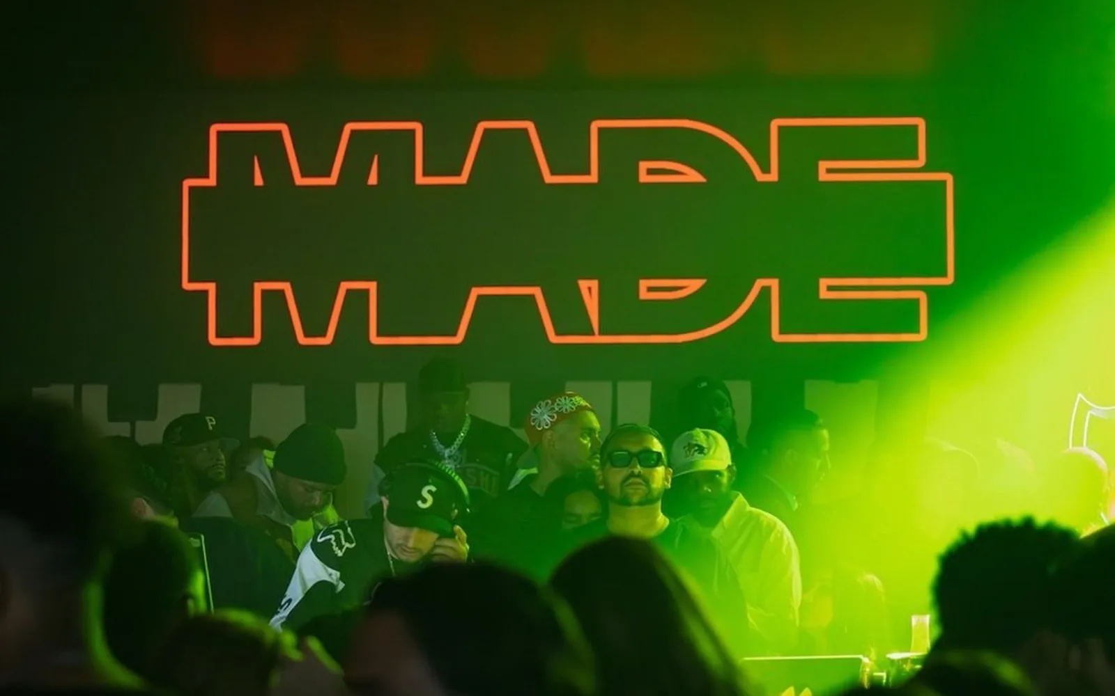 DJ booth and crowd at a West Hollywood nightlife event, RARE Nightlife