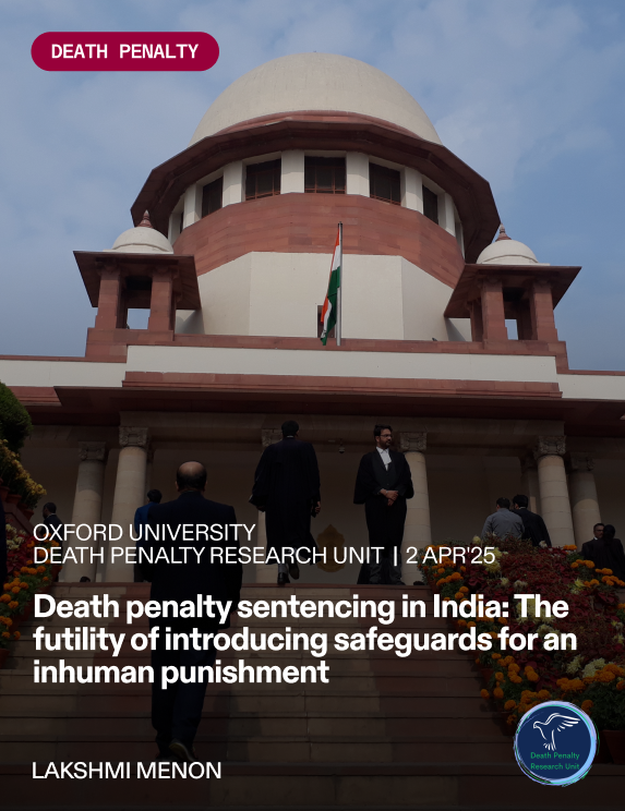Thumbnail image for article: Death penalty sentencing in India: The futility of introducing safeguards for an inhuman punishment